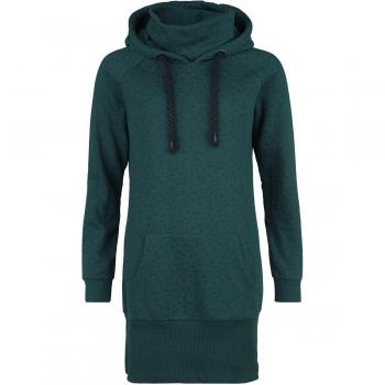 Robe Courte Red by EMP – Sweater Printé Intégral – Femmes – Pétrole/Gris Foncé – XS‑XXL