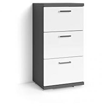 ByLIVING Badkommode »Nebraska«, 35 cm breit, mit Metallgriffen, 3 Schubladen