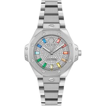 Montre Philipp Plein Royal Prestige pour Femmes – PW4FA0425 – 33 mm, Quartz, 5 atm, Argent/Blanc