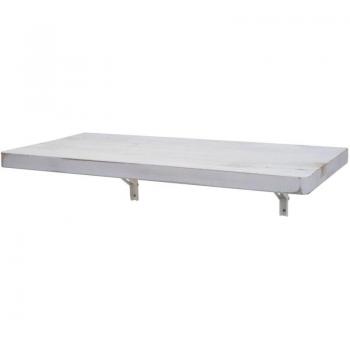 Mesa de Pared para Cocina 100x50cm Plegable en Madera Envejecida