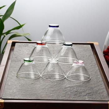 Heat Resistant 6-Piece Colorful Tea Cup Set 70ml