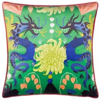 Tessuto Copripostino Drago Nero Kate Merritt 50 cm