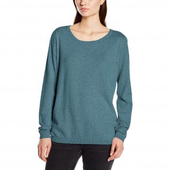 Vero Moda Pull Vmcare Structure Ls O-Neck Noos, Bleu