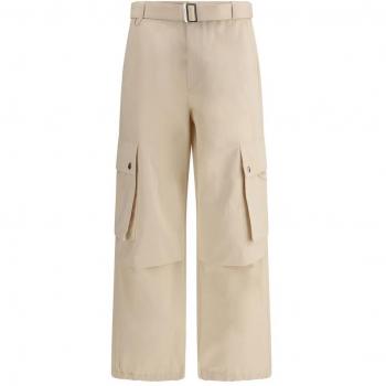 Jacquemus Beige Straight Cargo Pants