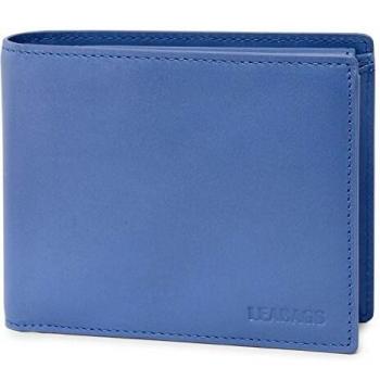 LEABAGS Illinois Geldbörse aus echtem Kalbs-Leder im Vintage Look