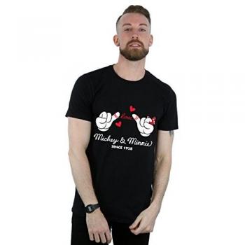 Black Mickey Mouse Hand Emblem Shirt