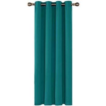 Deconovo Quiet‑Zone Curtain – 140x260 cm, Thermal Blocked, Turquoise
