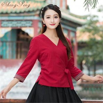 Ropa Lino Estilo Chino Femenina