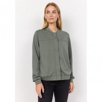 Soyaconcept Strickjacke 'BANU' in Schilf, Größe XL
