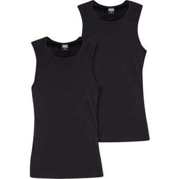 Urban Classics Débardeur Double‑Côte – Noir – 2 Unités – Homme – S
