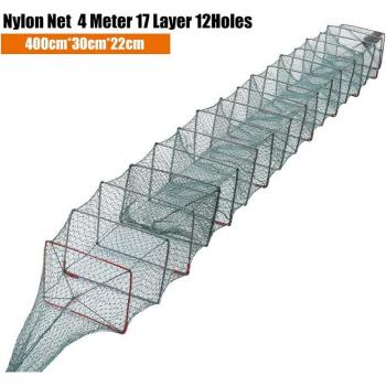 4m Nylon-Schleppnetz faltbar für Krabbenfang und Hummer