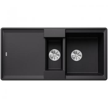 Adira Évier noir en silgranit 99x49 mm avec InFino
