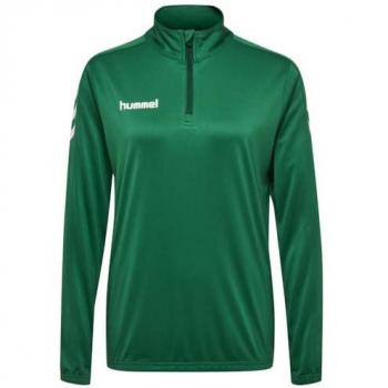 Vivid Green Half-Zip Athletic Top – Female Hummel