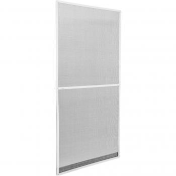 Tectake Moustiquaire Aluminium Cadre 95 cm x 210 cm – Blanc