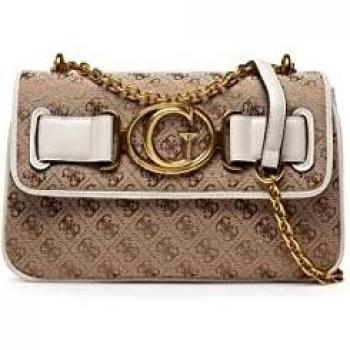 Borsa a tracolla in ecopelle beige