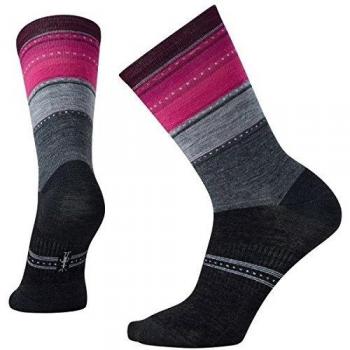 Chaussettes Smartwool Sulawesi Stripe Femme Medium Light Gris Heather M