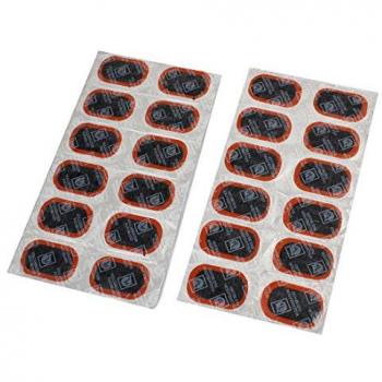 Kit Patchs Caoutchouc MAP 52mm × 34mm, 24 Unités pour Bicyclette, VTT et Moto