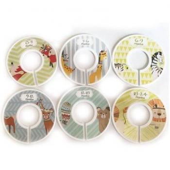 Marqueur de taille en plastique, motif animaux – 12 pièces