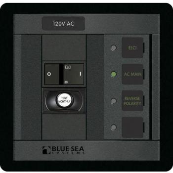 Blue Sea 30A Double Pole ELCI Main Panel 1502