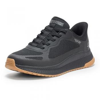 Skechers Bobs Squad 4 Urban Slip‑In Negro – Amortiguación Tecnológica, T.45