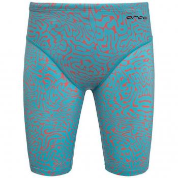Costume Orca Core Jammer Sportivo Azzurro Rosso 34