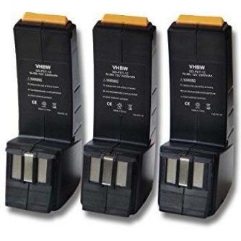 Batterie vhbw Ni-MH 3300mAh (12V) pour outils Festool 489726