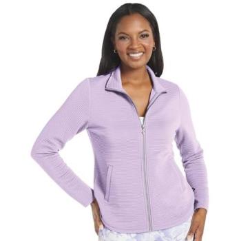 Skechers Women’s GO WALK Shine Jacket in Purple – Medium