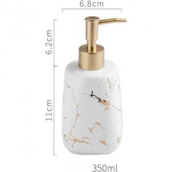 Marble Bathroom Shampoo Bottle