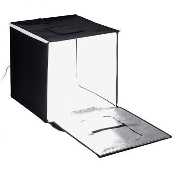 Fotodiox Pro 16x16 Compact Photography Lightbox with LED Panel and Backdrop Set