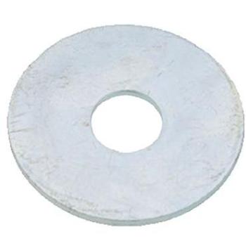 Rondelles plates LLu 20 mm – acier zingué blanc – 25 unités BRICOZOR