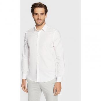Bianco Slim Fit Camicia Sisley 5CNX5QL19