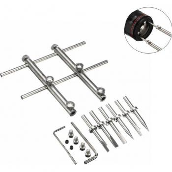Clé réglable multi‑objectif – Ensemble d’outils caméra Nikon / Canon / Sony / Pentax