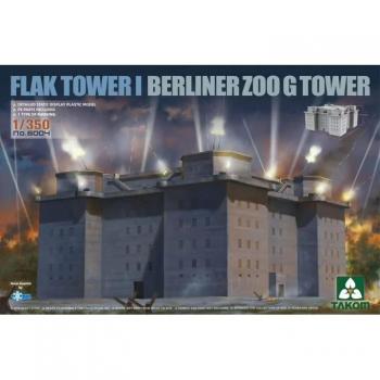 Berlin Zoo Flak Tower 1 – TKO6004 1:350 Plastic Model