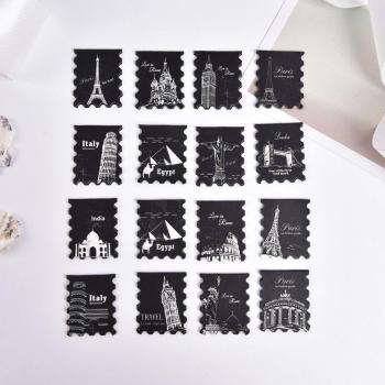 4er Set Magnetische Lesezeichen Paris