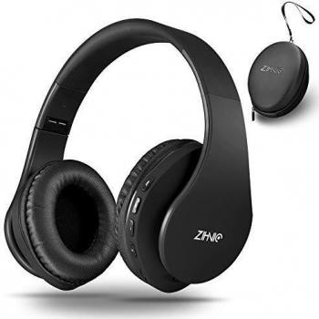 Auricolare Bluetooth Zihnic Mini SD/TF, Cuffie Pieghevoli con Mic, Compatibile iOS & Android – Nero