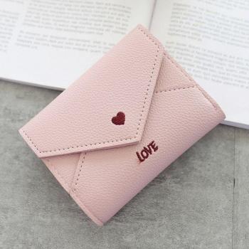 Women’s Small Wallet with Love Letters and Thin Design