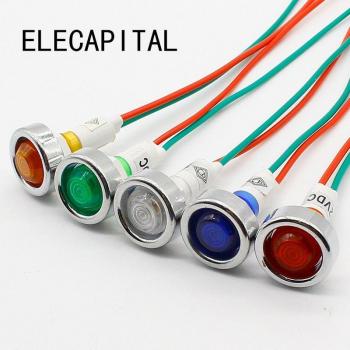 Lumière LED 10mm 12V avec 18cm de fil