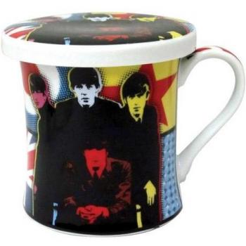 Tazza Dakota Pop Art + Sottobicchiere I Fab Four