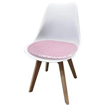 Atlanta Stuhl in Weiß und Rosa für Esszimmer