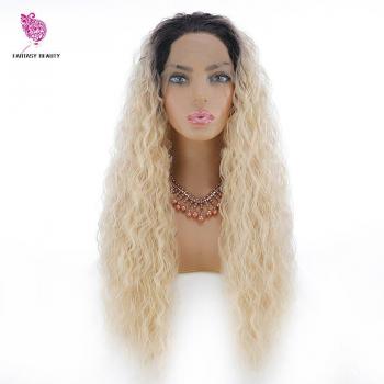 Black to Blonde Ombre Daily Wear Lace Front Wig