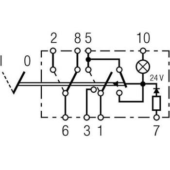 Hella 6HH004570-477 Hazard Light Switch