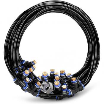 Sistema de riego por nebulización para patio