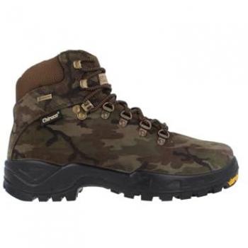 Botas Chiruca Camo GORE-TEX para trekking en verde y marrón, talla 40