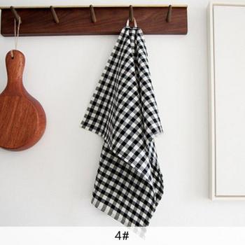 Japanese Cotton Napkin Black White 1pc