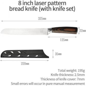 XYJ 8-Inch Kitchen Bread Cutter
