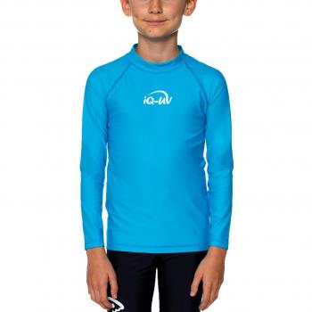 Camiseta iQ UV 300 para jóvenes, mangas largas, protección UV, color Turquesa