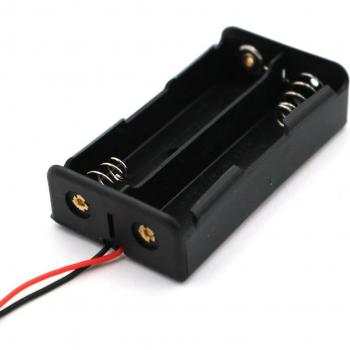 Contenedor de Batería 18650 con Cable Serie