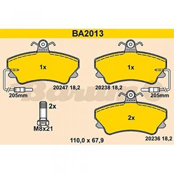 PrecisionDisc Brake Pad Set BA2013