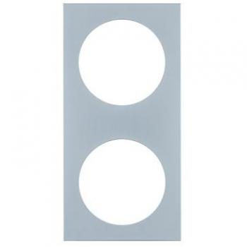 Berker Integro Pure 2-fach Rahmen für Steckdosen