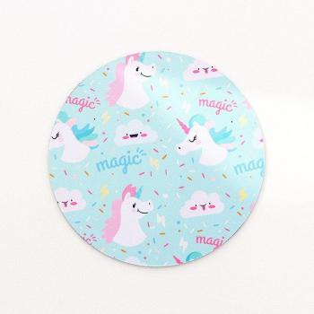 Earth Moon Watermelon Mouse Pad